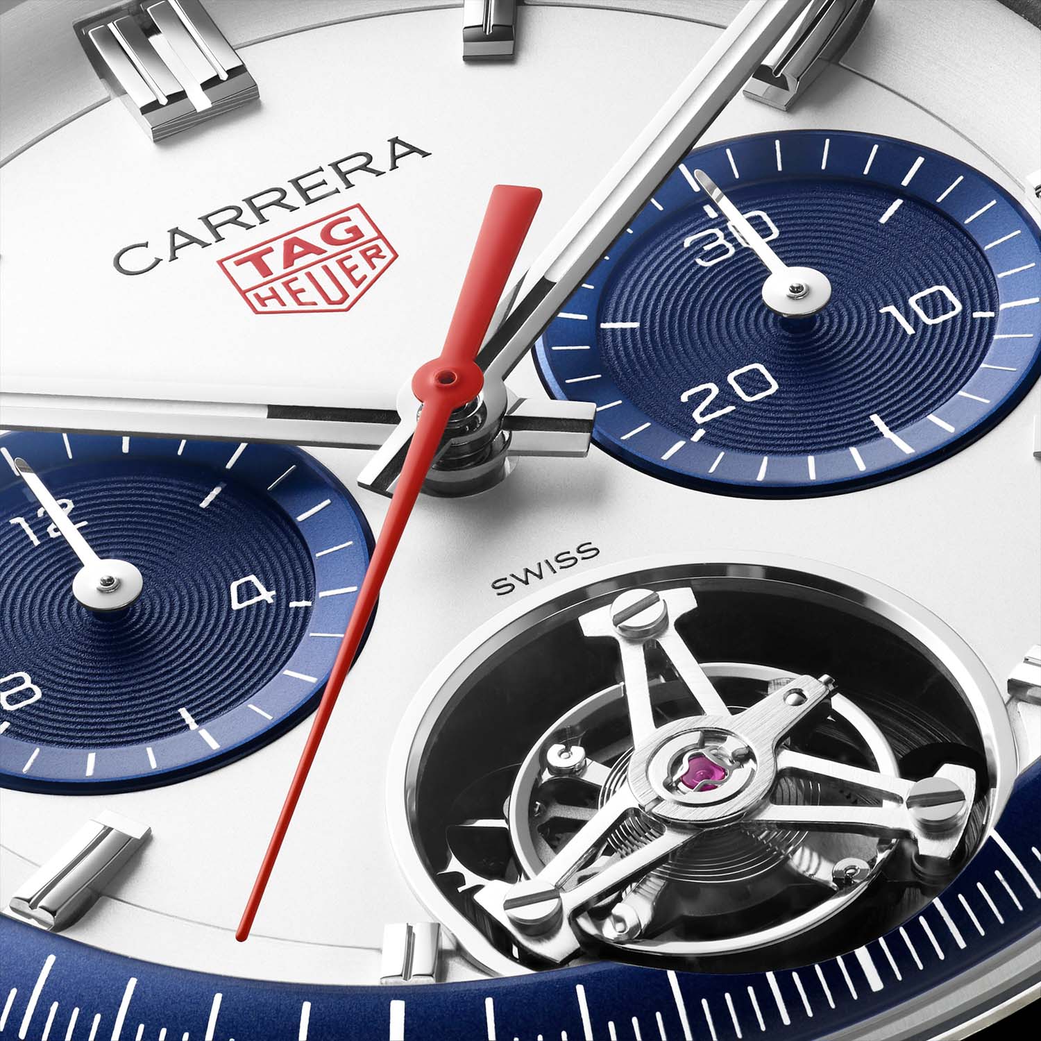 TAG HEUER CARRERA CHRONOGRAPH TOURBILLON BLU PANDA REPLICA