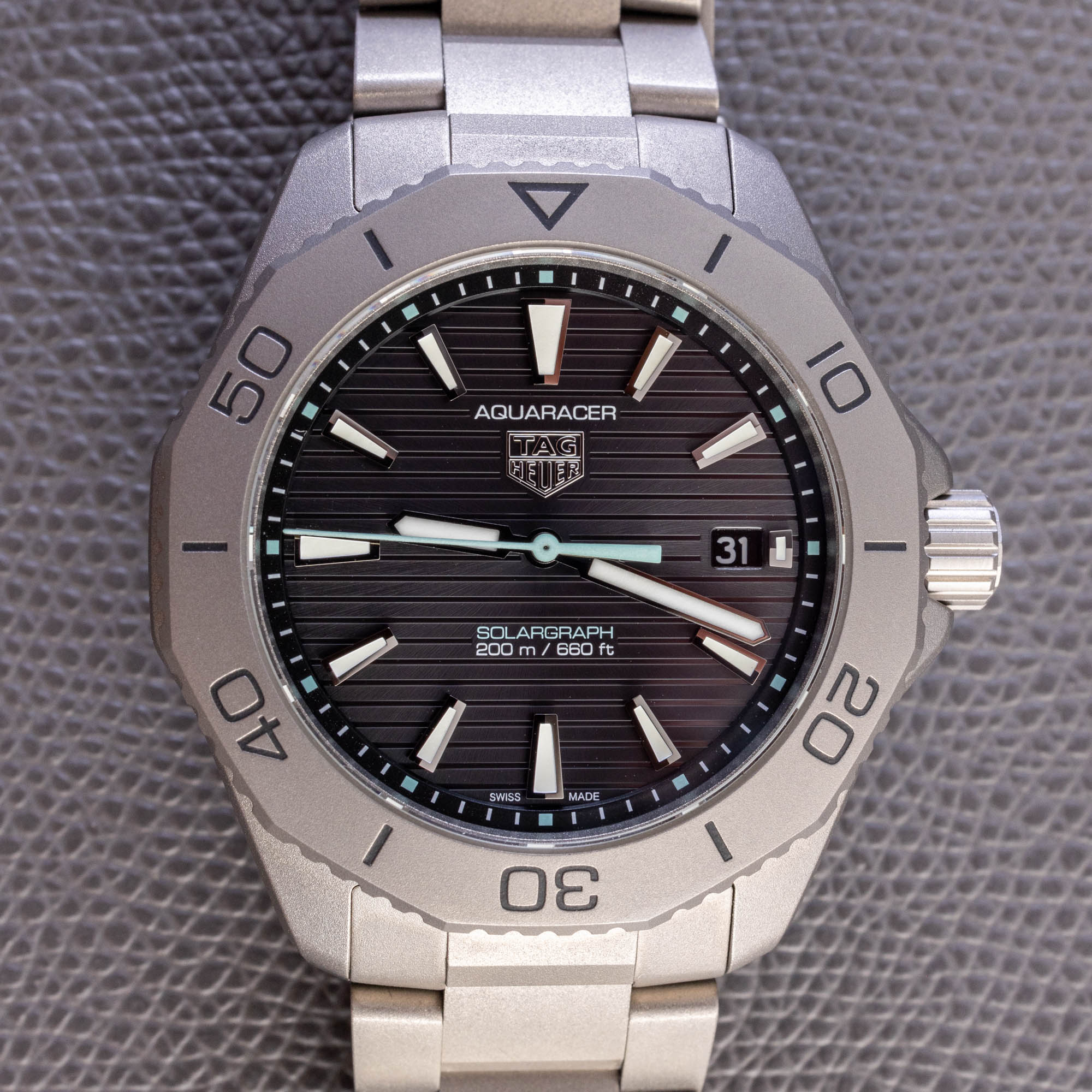 TAG Heuer Aquaracer Professional 200 Solargraph Titanium Replica