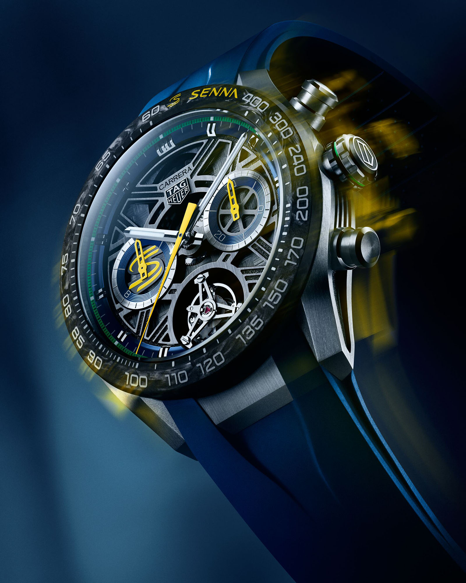 TAG Heuer Carrera Chronograph Tourbillon X Senna Replica Orologi